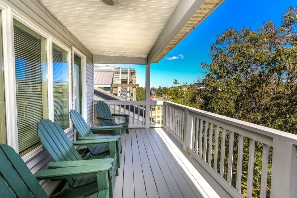 Balcony off of the 3rd Floor Living Area