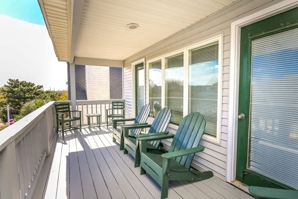 Balcony off of the 3rd Floor Living Area