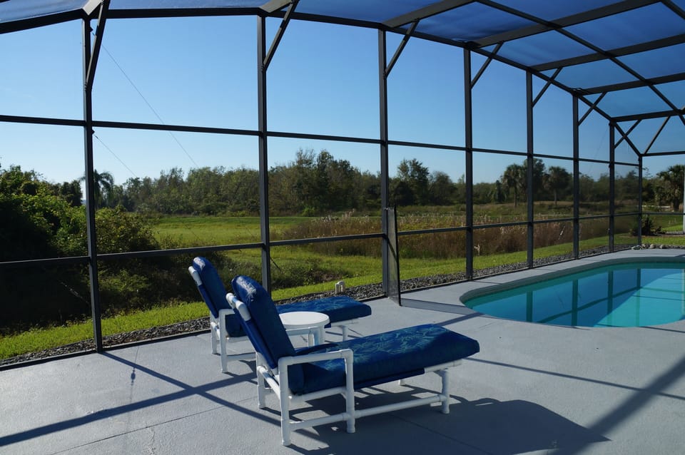 View form the pooldeck