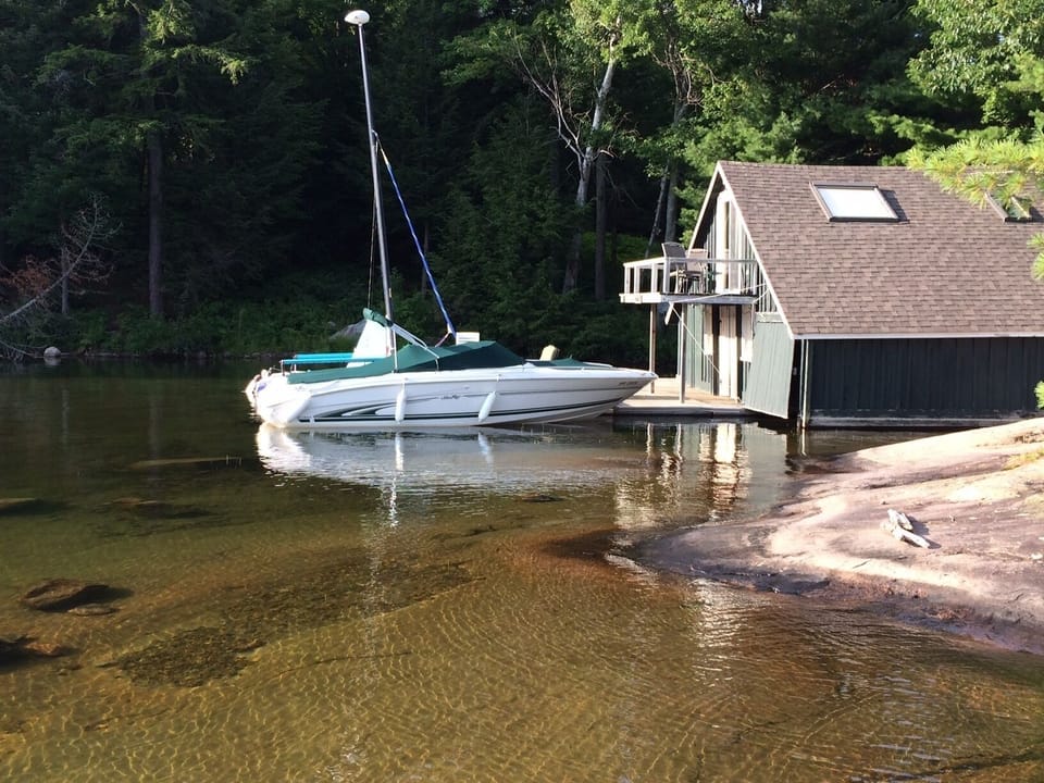 Clear water in the Bay (Back Dock)