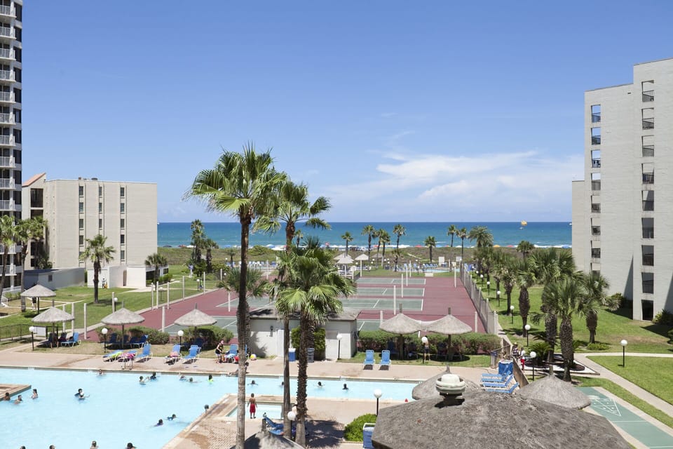 Patio view facing the beach