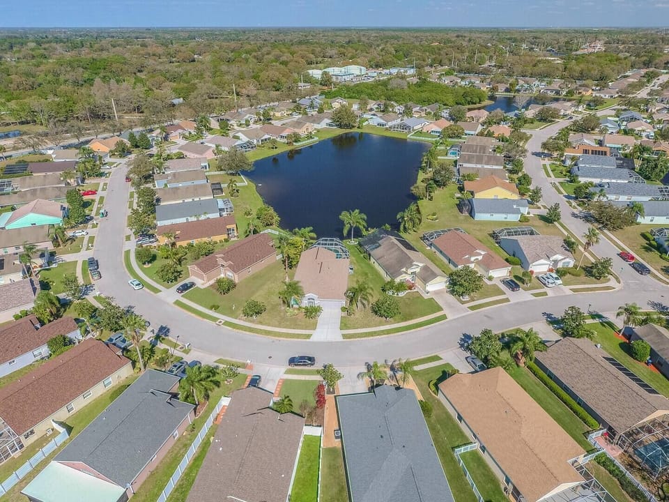 Arial view of the community
