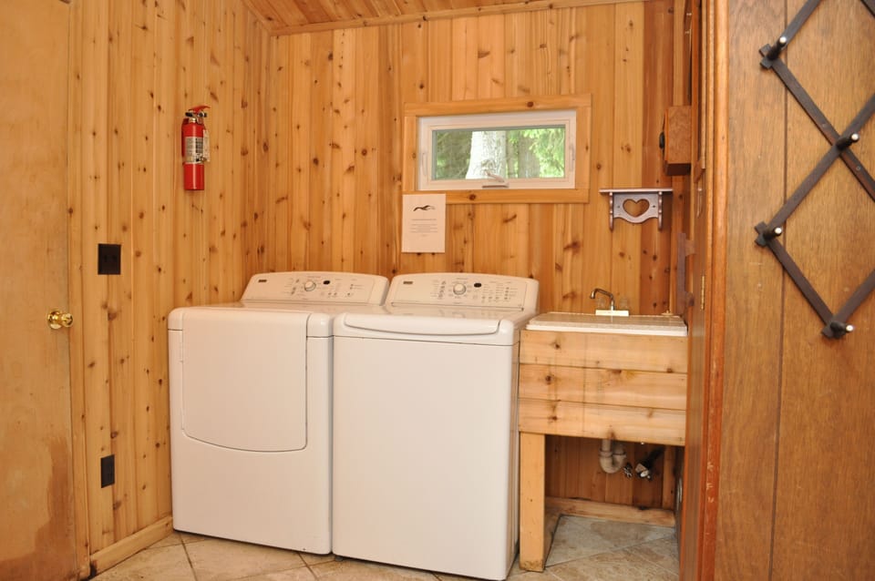 Laundry room.