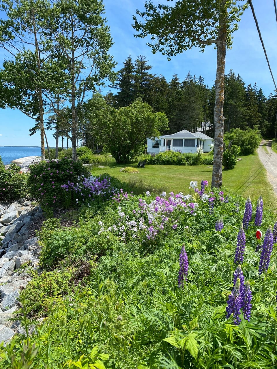 Access to small beach