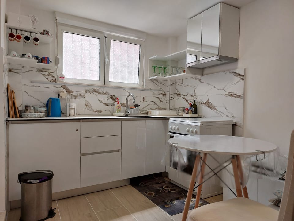 Studio | Private kitchen | Fridge, microwave, oven, stovetop