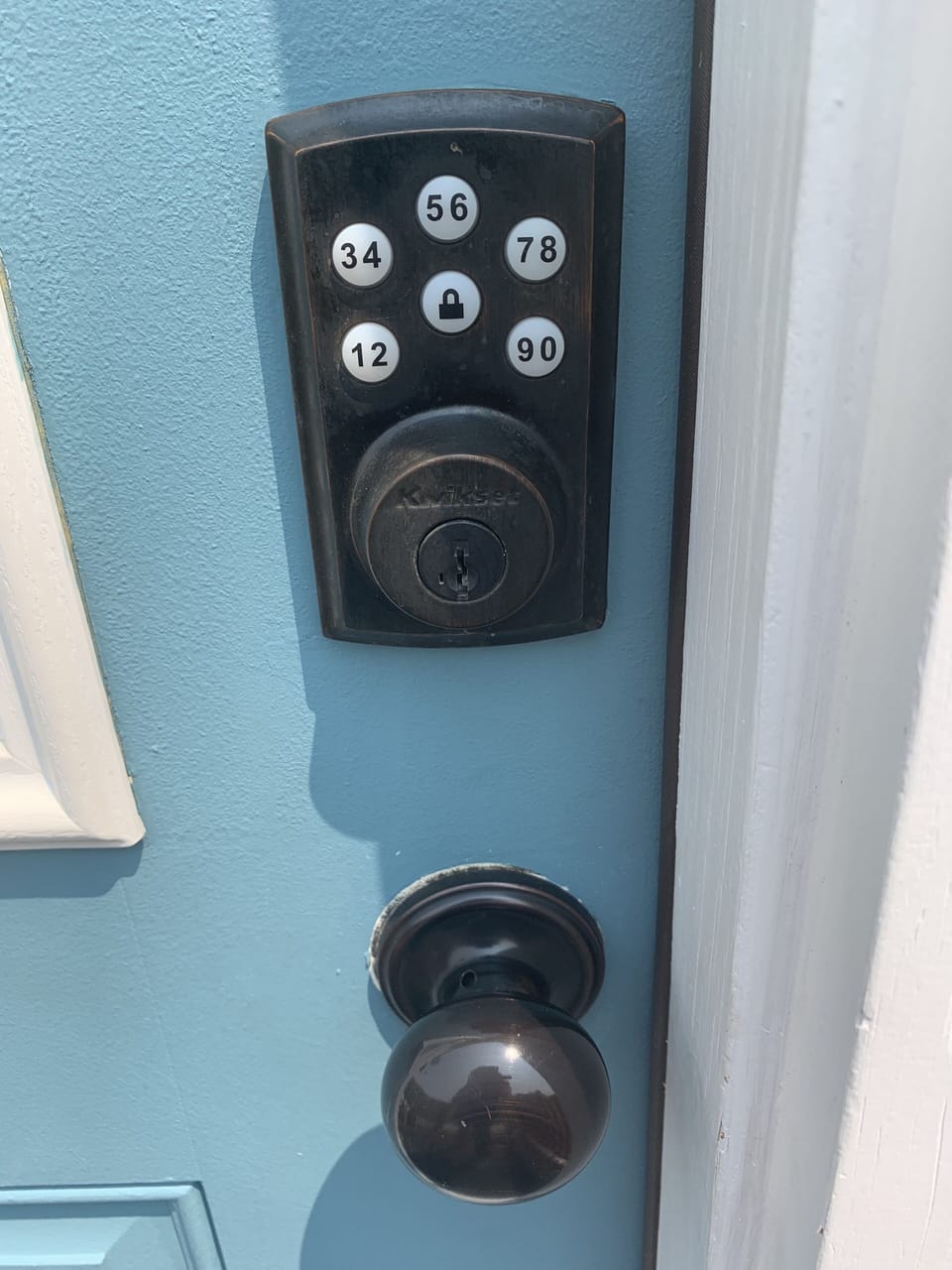 Key pad will have been activated using the last four of your phone number