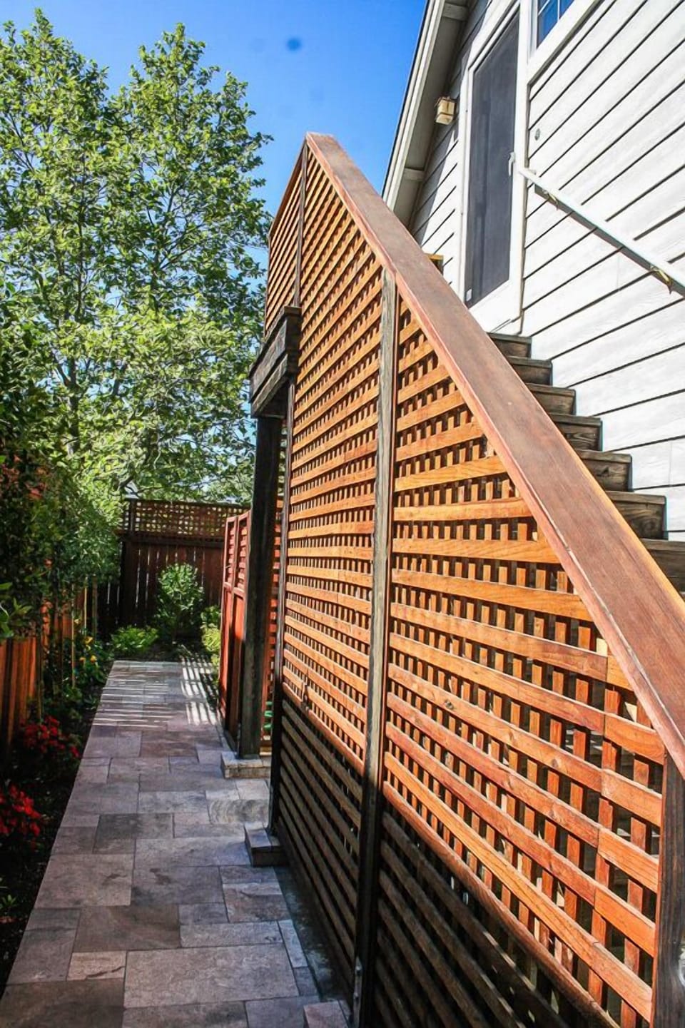 Walkway to Private Patio

