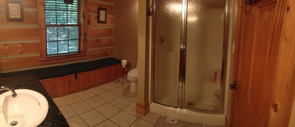 Full bath on second floor