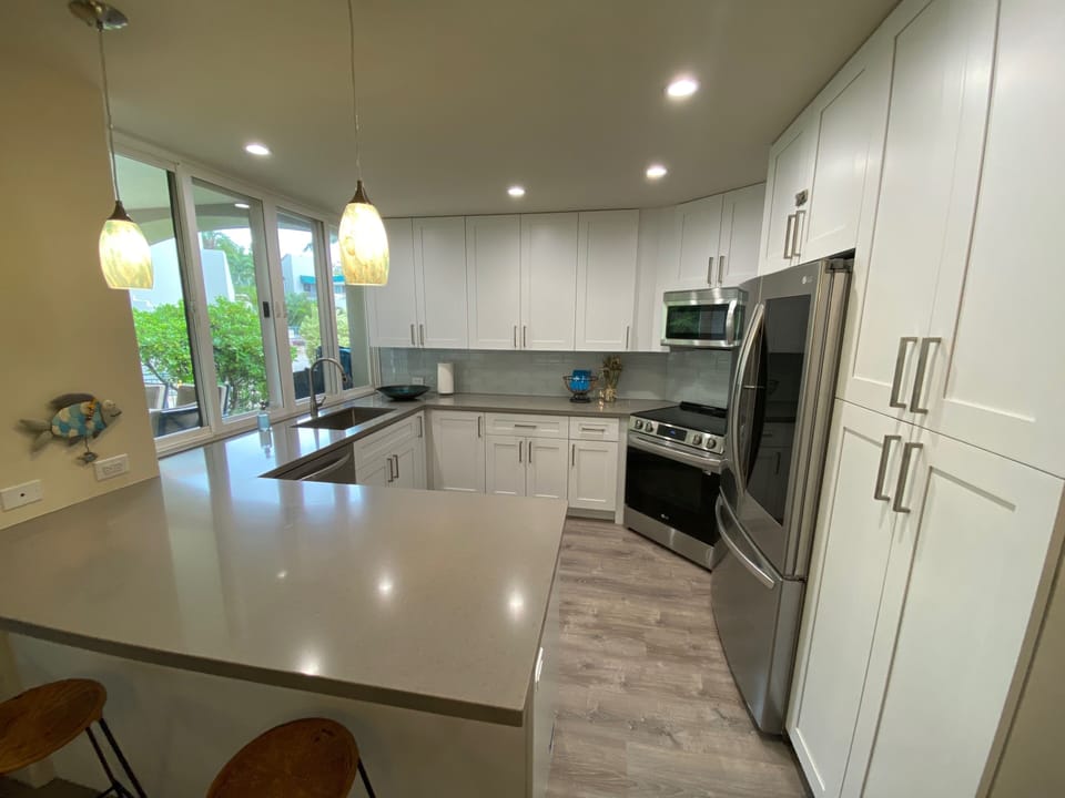 All new kitchen and appliances, with ice maker and filtered water.