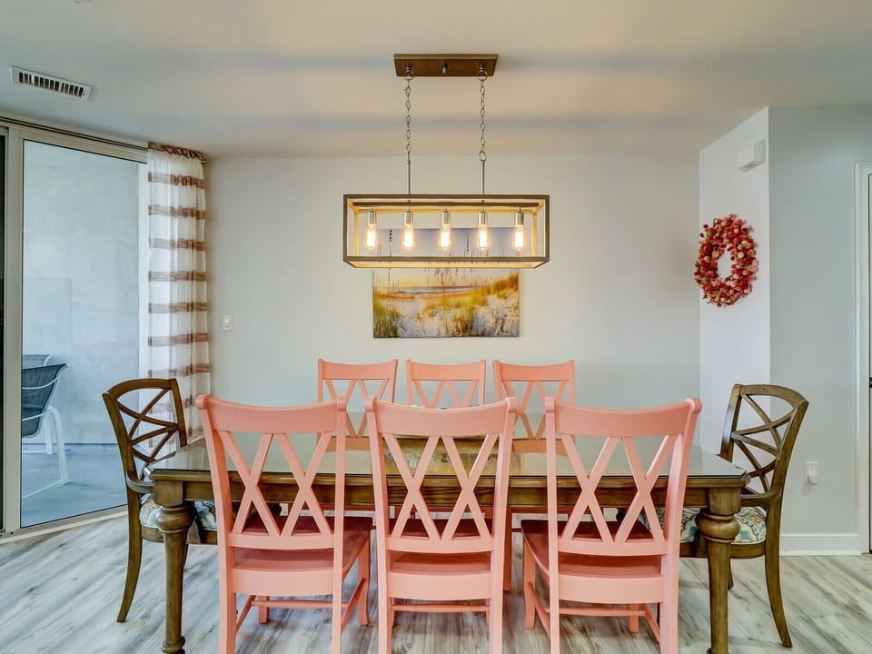 Dining Area with Seating for Eight at 3404 Sea Crest
