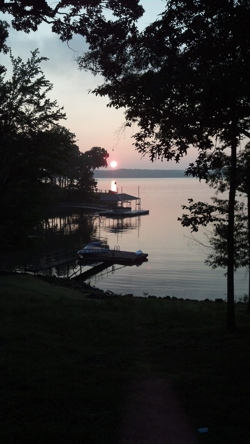 Wake early to catch the sunrise over LBL and Kentucky Lake