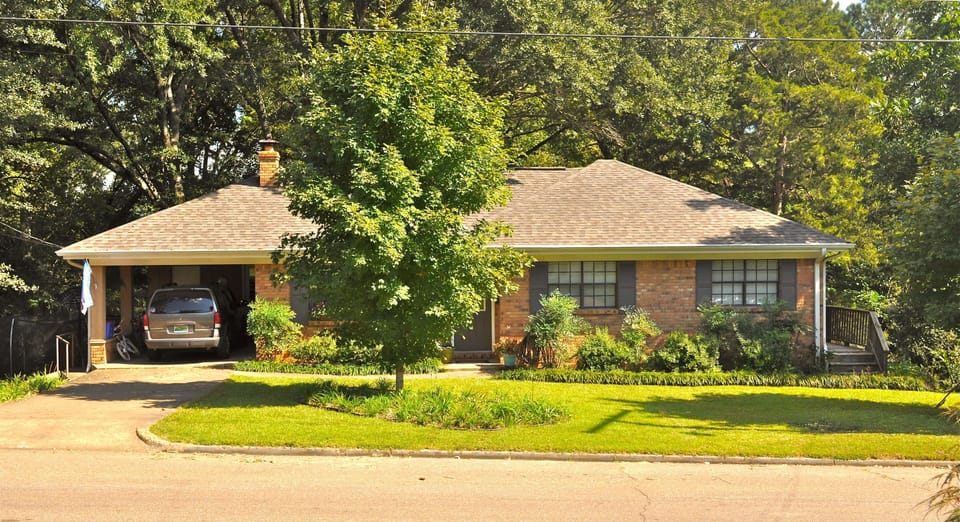 Beanland Dr. with carport and street parking