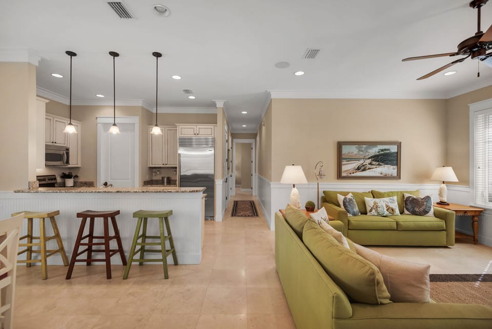 Open floor plan.