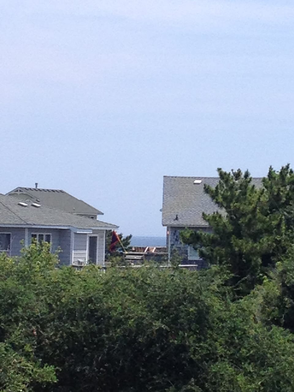Ocean glimpse from the sun deck!