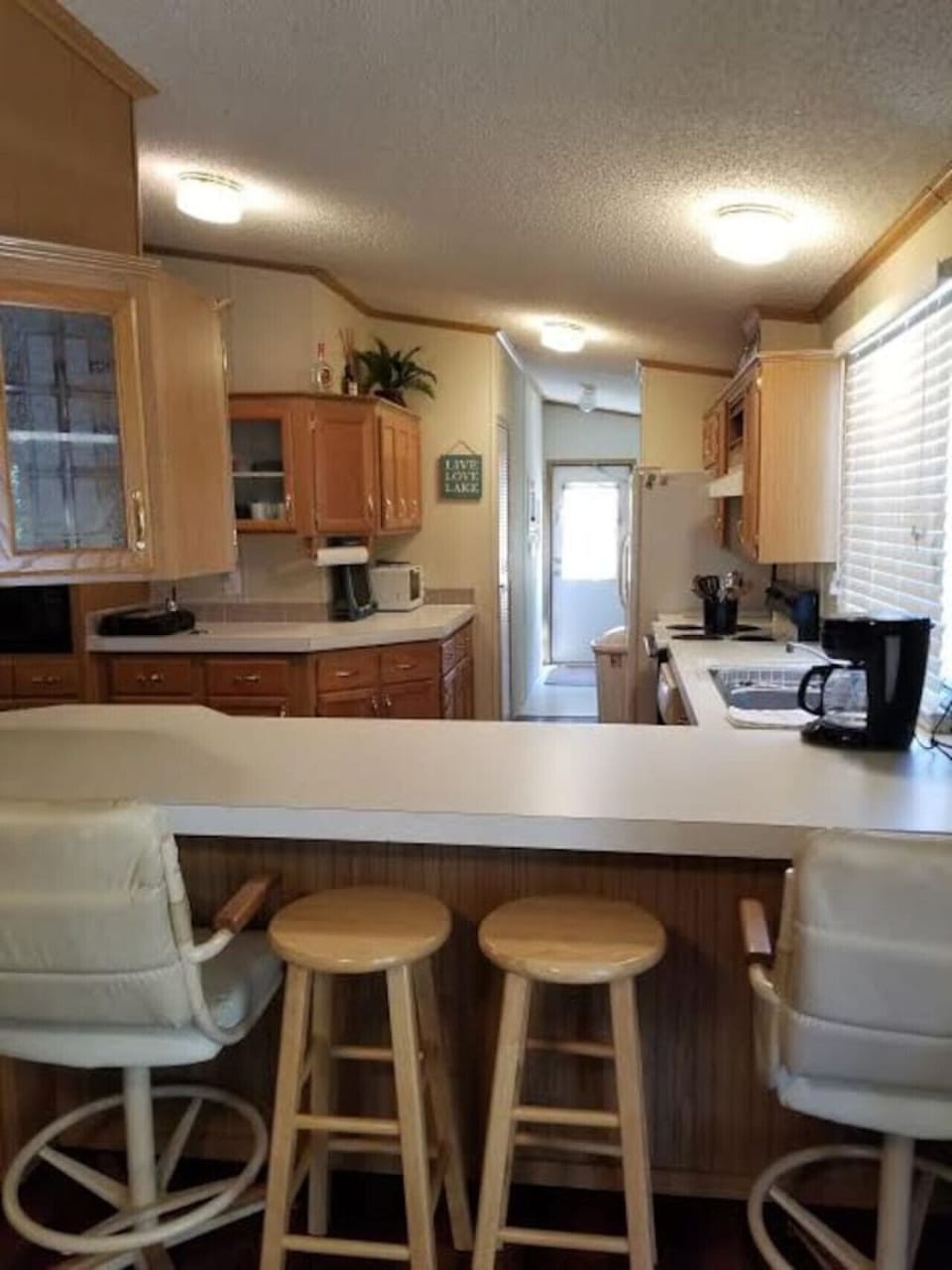 Bar stools in Kitchen