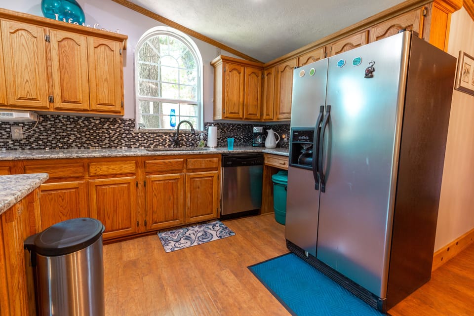 Kitchen with full amenities