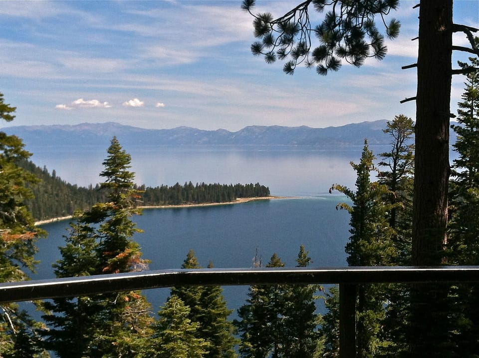 A drive down the west side will take you to Emerald Bay, a lovely hike!
