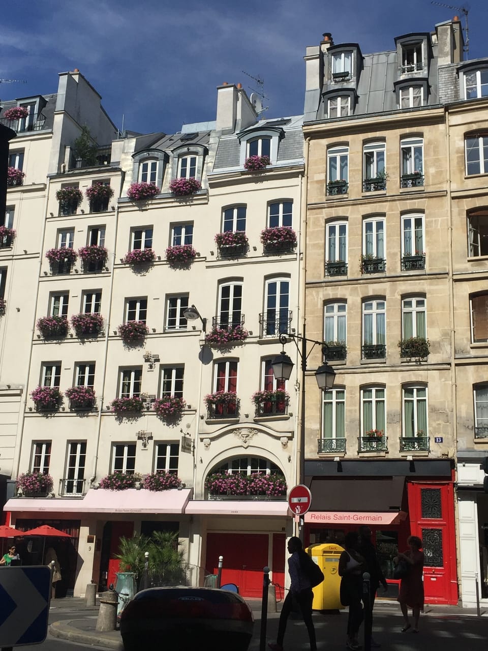 many restaurants at about 80 m