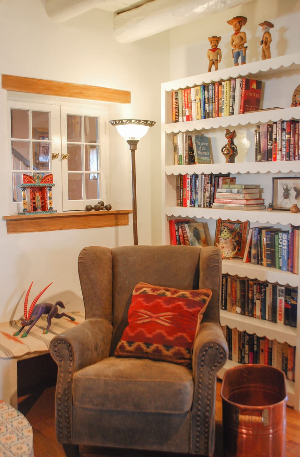 Relax and enjoy a book on the history and art of New Mexico