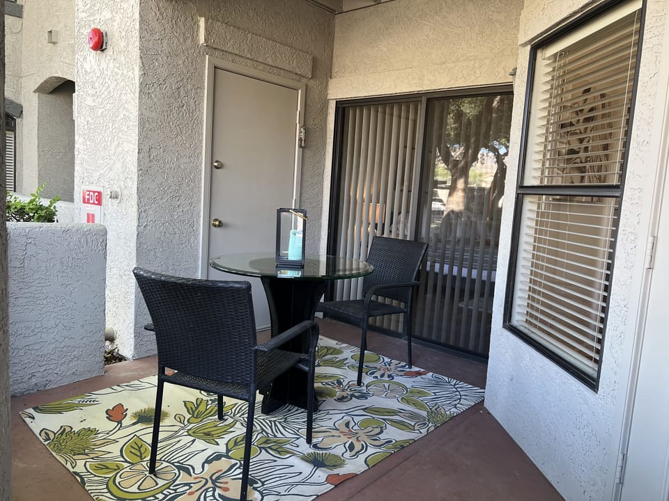 Outdoor Patio Area.
