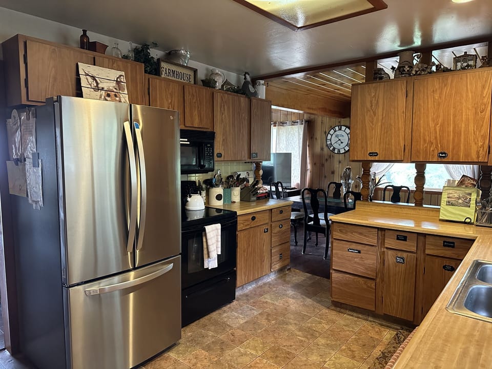 kitchen- new fridge! 