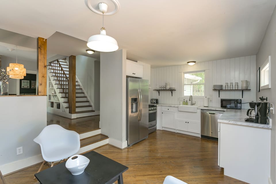 Fully renovated kitchen with all the supplies to make a gourmet meal!