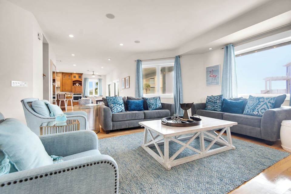 Living room with sleeper sofa