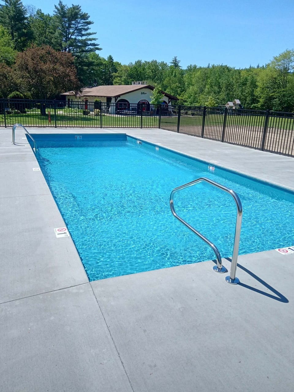 New heated pool at the Linderhof Country Club