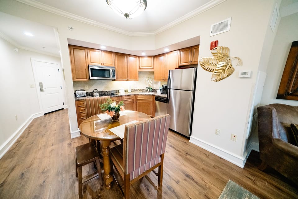 Refrigerator, Stovetop, Microwave, And Both Traditional & Keurig Coffee Makers