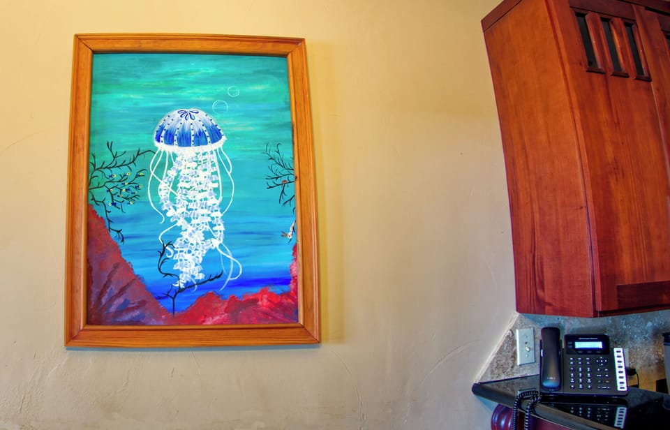 Dial 24hr front desk, maintenance, dive shop, room service...