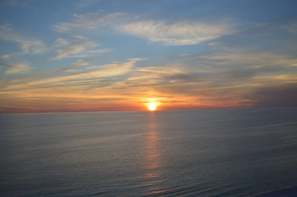 Beautiful sunset views from the balcony for long lasting family memories