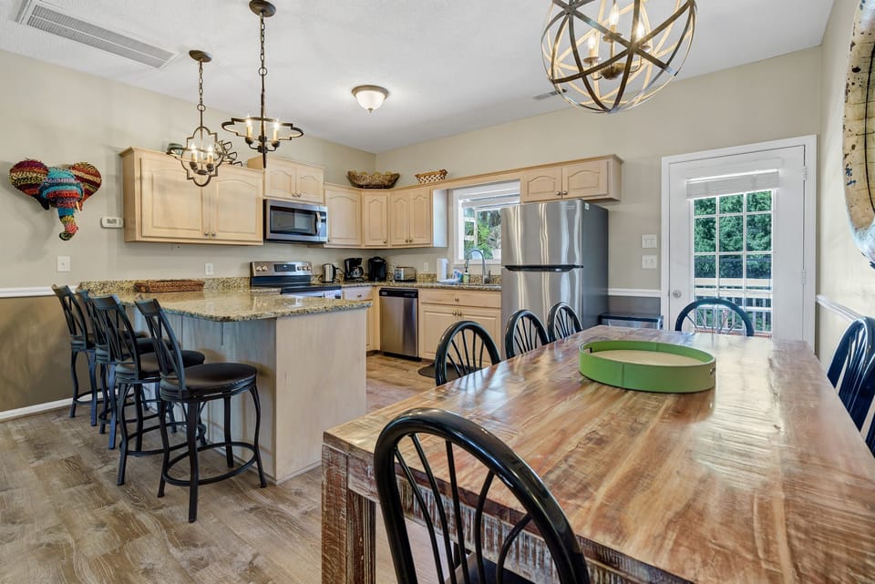 Dining Area and open kitchen