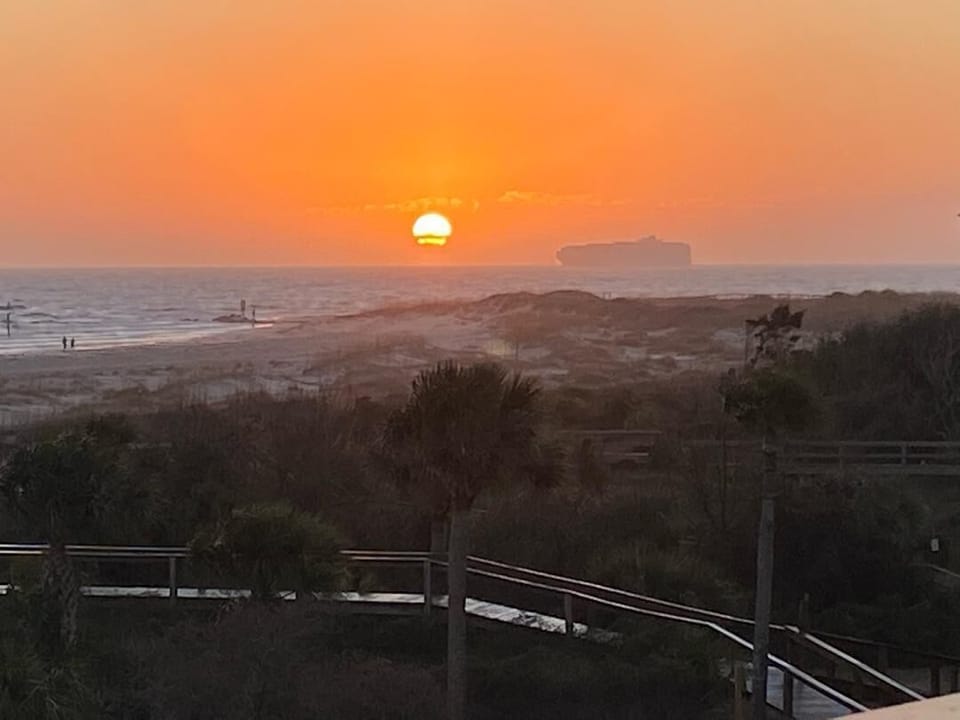Sunrise photo taken from balcony
