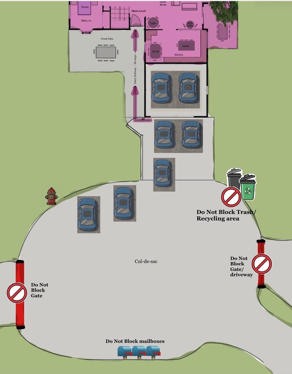 Parking !!  7-8cars