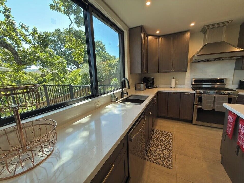 Spacious View Kitchen features top Amenities - Expresso anyone?
