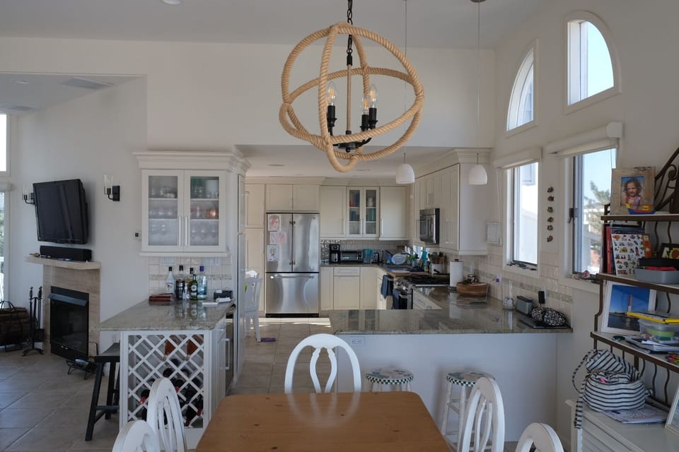 Open living with Kitchen, Dining, and Living on same floor