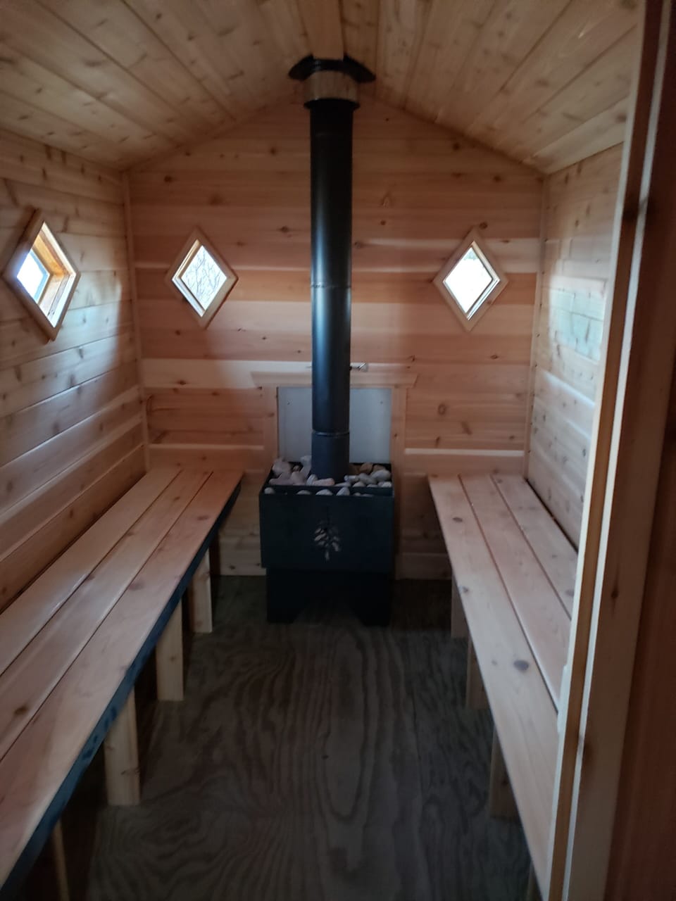 Sauna interior