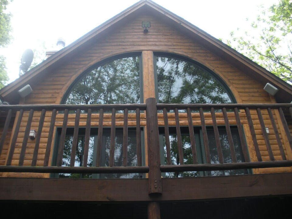 Exterior Back Balcony, Boulder Creek, Galena IL - Vacation Rental Home