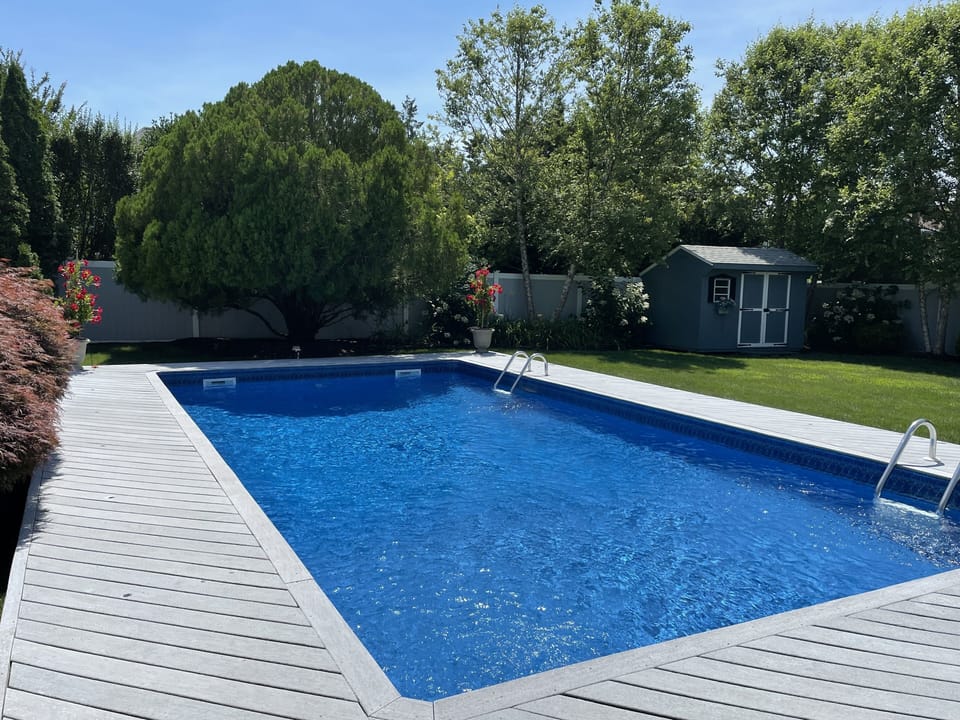 heated inground pool