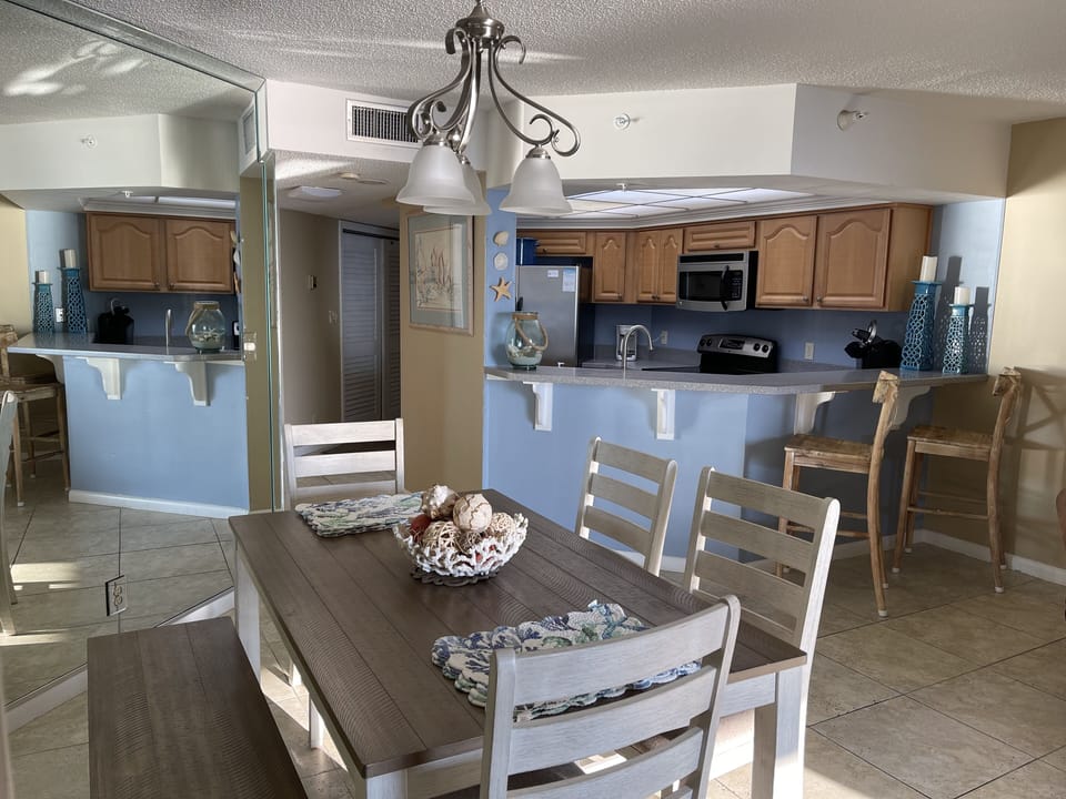 New dining room table that seats 6.