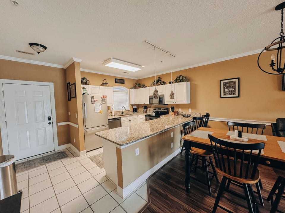 Kitchen and entry way