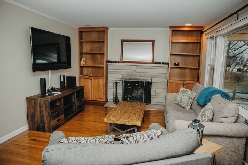 Living room to the right when coming in the front door