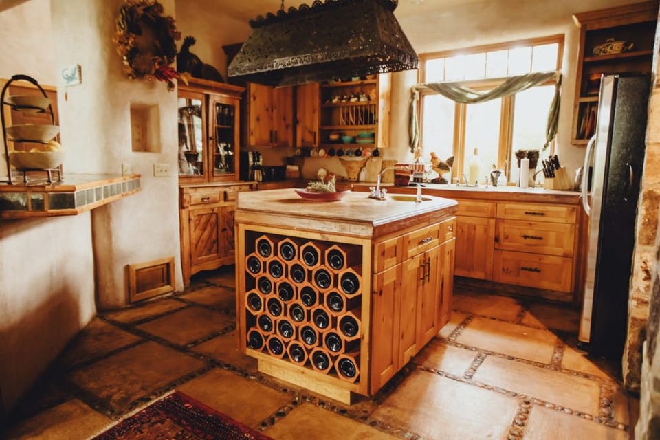 Leave a wine bottle memento in the chef's kitchen!