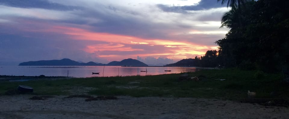 Sunset, for and drinks 