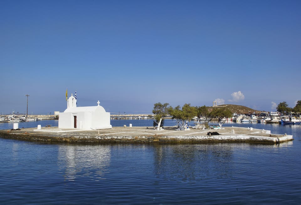 Chapel at Naxos Town port