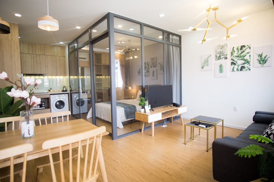 Apartment, 1 Bedroom (Unit 2) | Living area | LCD TV