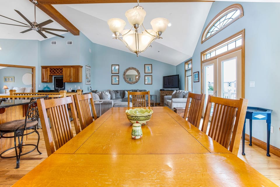 Large dining table