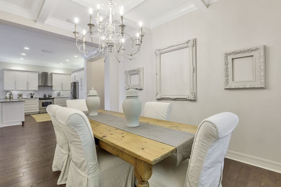Dining room looking out