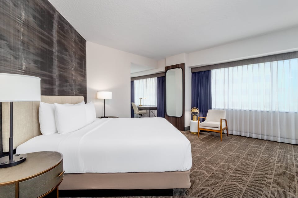 In-room safe, desk, blackout drapes, iron/ironing board
