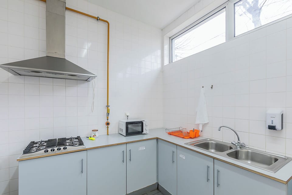 Shared fridge, microwave